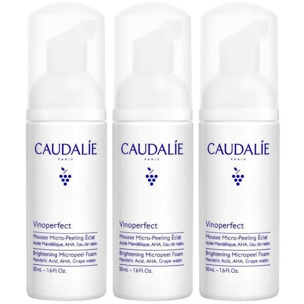 CAUDALIE Vinoperfect Mikro-Peeling Schaum Ausstrahlung mit Mandelsäure (AHA): Produktbild