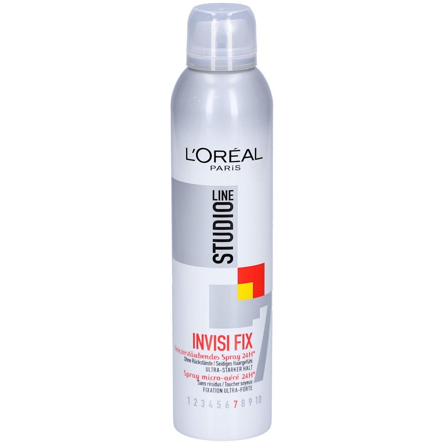 L'Oréal Studio Line Invisi Fix Laque avec fixation ultra-forte.