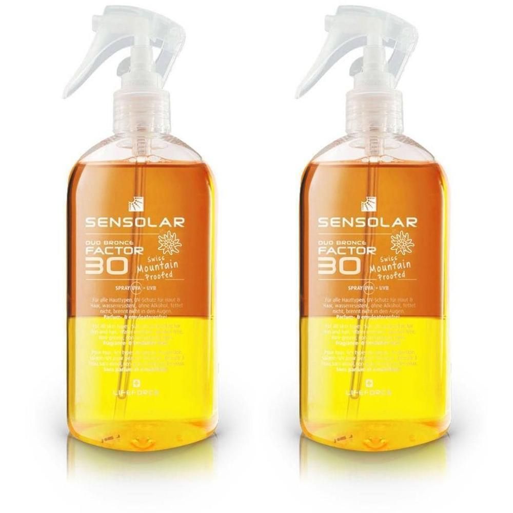 SENSOLAR Duo Bronze Factor LSF 30 UVA + UVB Sonnenspray: Produktbild