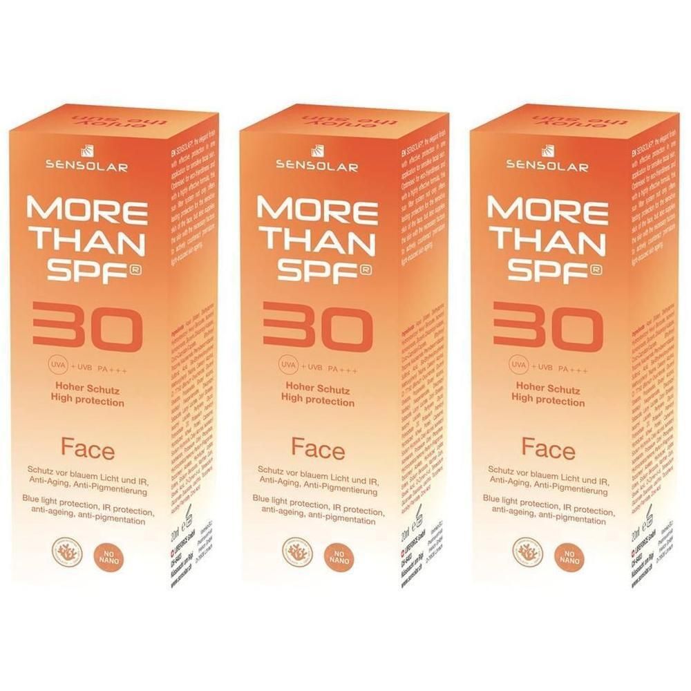 SENSOLAR More Than SPF 30 Sonnenschutz für das Gesicht: product photo