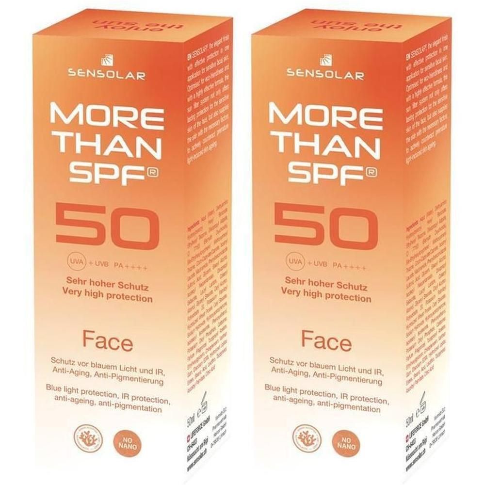 SENSOLAR More Than SPF 50 Sonnenschutz für das Gesicht: product photo