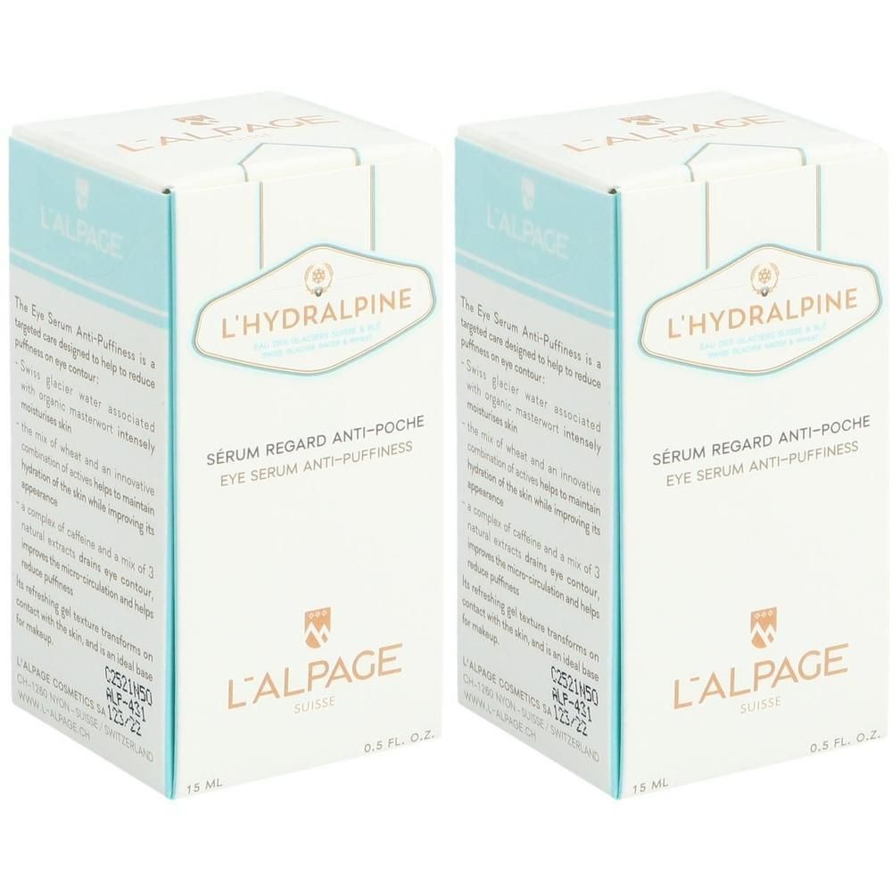 L'ALPAGE L'Hydralpine Augenserum gegen Schwellungen: Produktbild