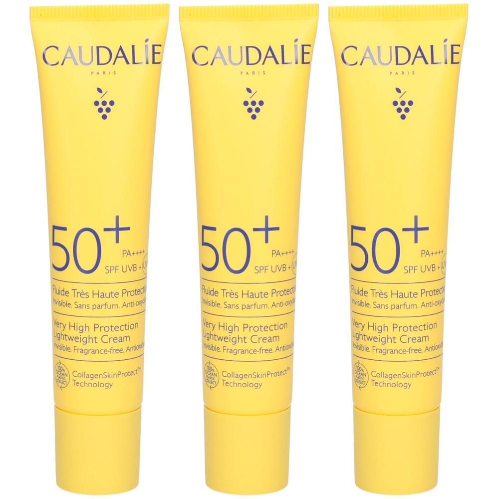 CAUDALIE Fluid mit sehr hohem Lichtschutzfaktor SPF50+ parfümfrei: Produktbild