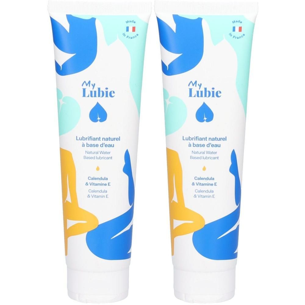 Zwei Tuben 'My Lubie' Gleitmittel auf Wasserbasis mit Calendula & Vitamin E.