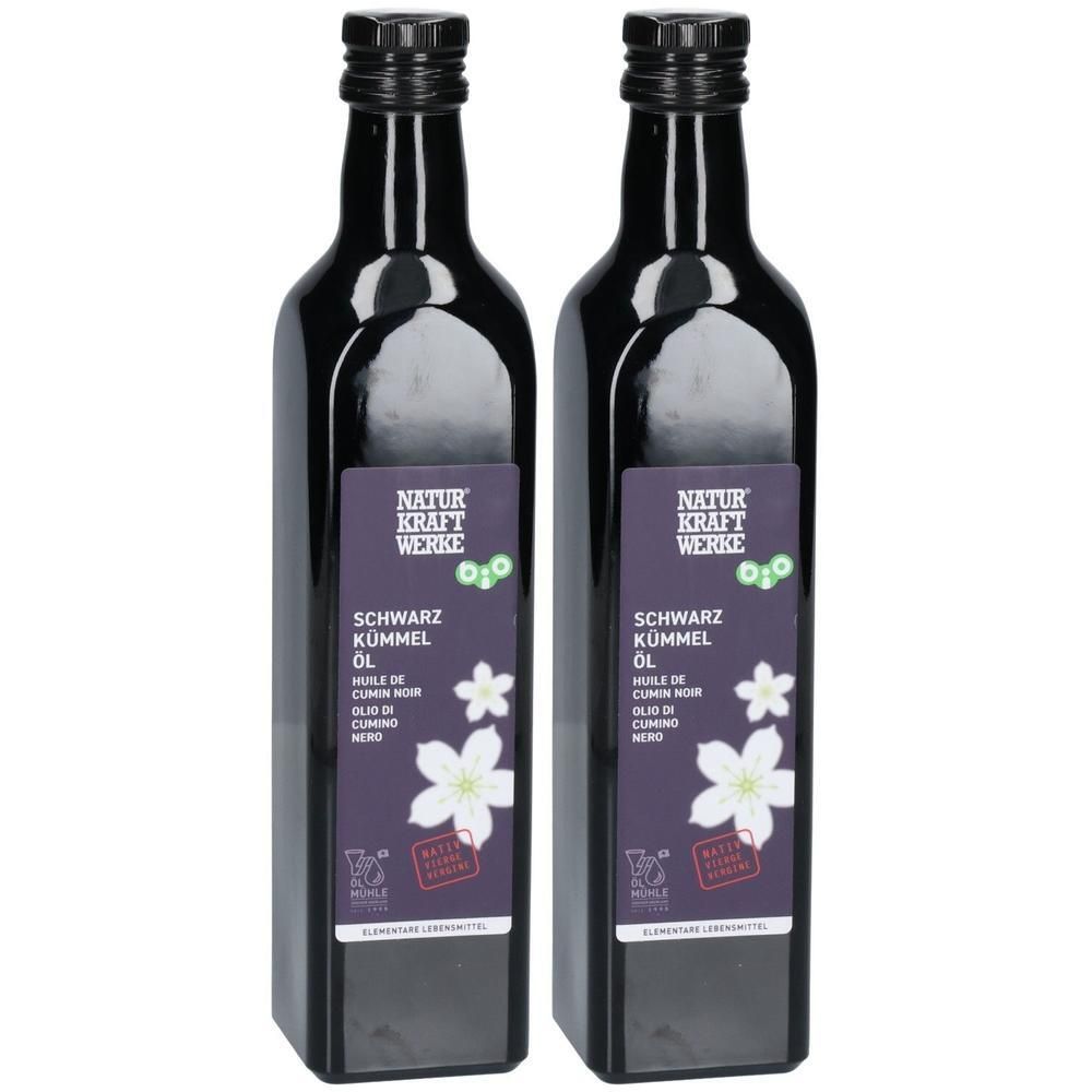 Naturkraftwerke Huile de cumin noir vierge bio
