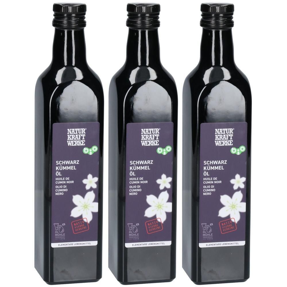 Naturkraftwerke Huile de cumin noir vierge bio
