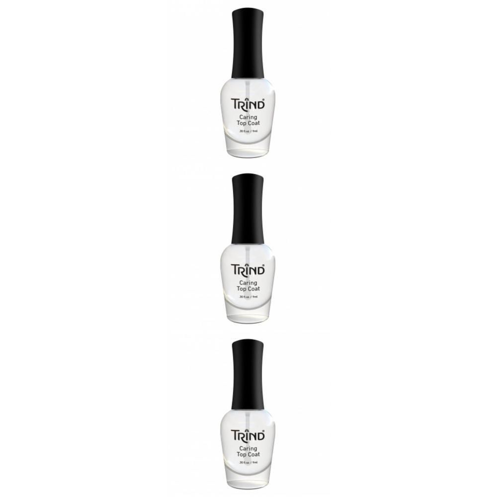 TRIND Caring Top Coat Nagellack (3 Flaschen).