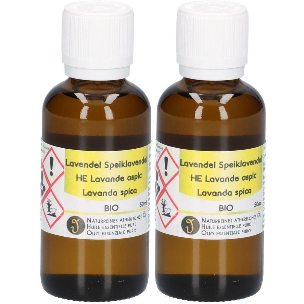 Zwei 50ml Flaschen Lavendelöl, BIO, Naturreines Ätherisches Öl.