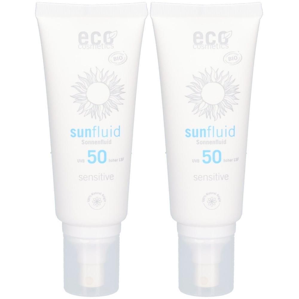 Eco Cosmetics Sunfluid LSF 50 Sensitive Bio-Sonnenschutzfluid: Produktbild