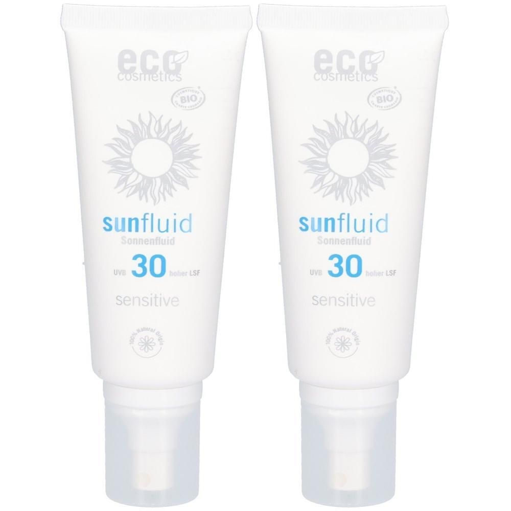 Eco Cosmetics Sunfluid LSF 30 Sensitive Bio-Sonnenschutzfluid: product photo
