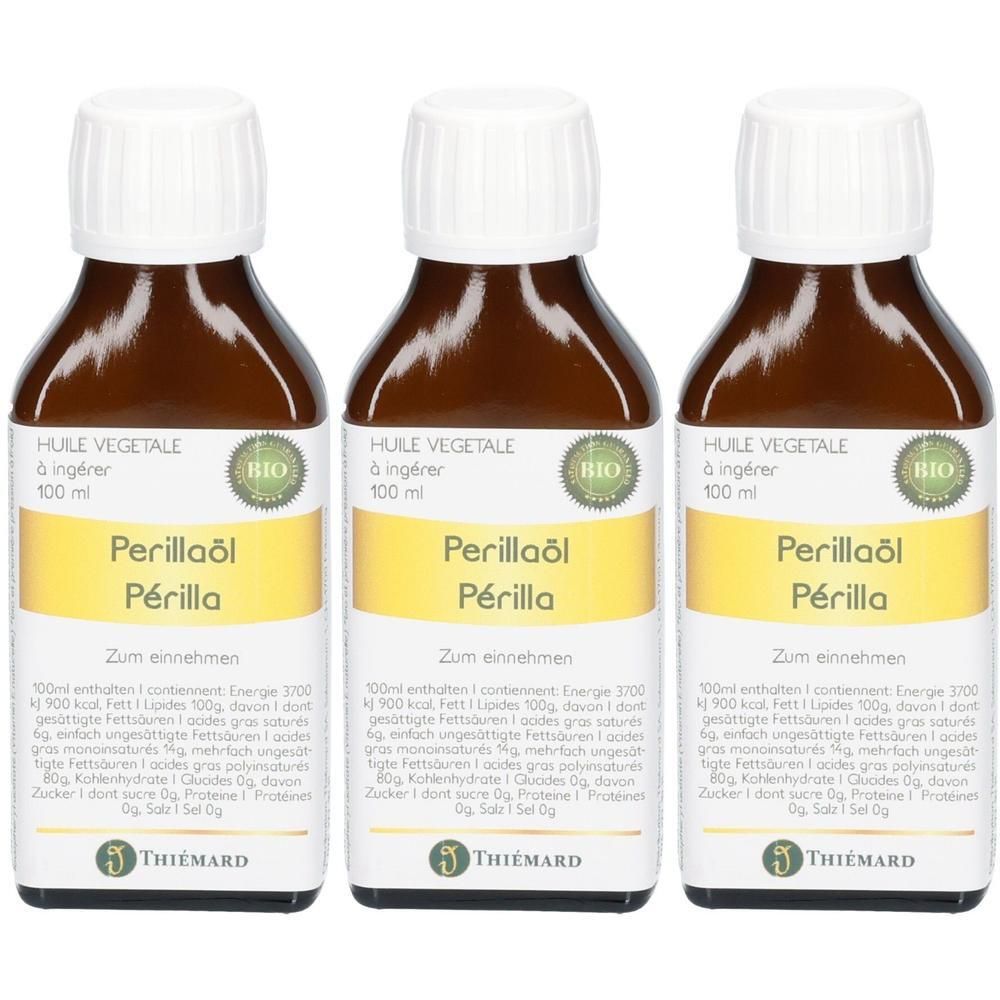 Drei Flaschen Bio-Perillaöl (100ml) zum Einnehmen.