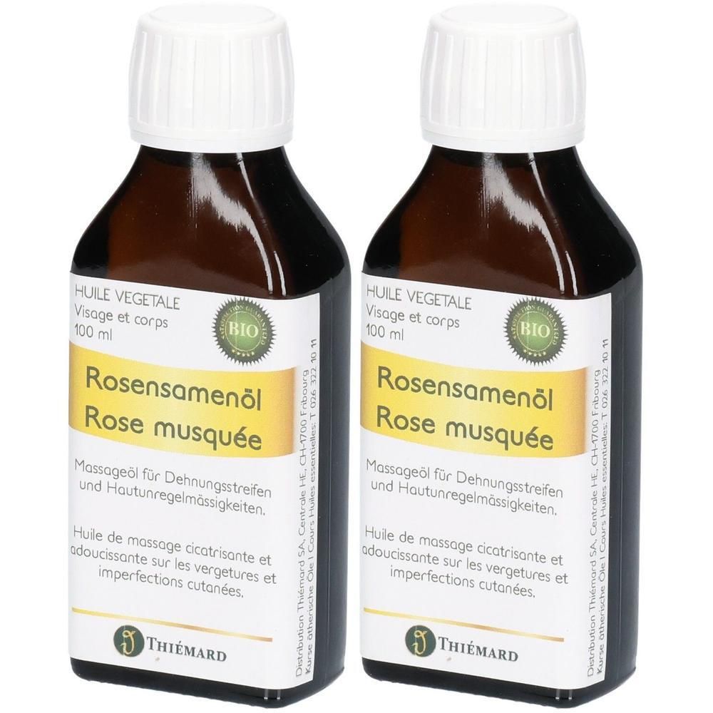 Thiémard Bio-Pflanzenöl aus Wildrosen für Gesicht und Körper: product photo
