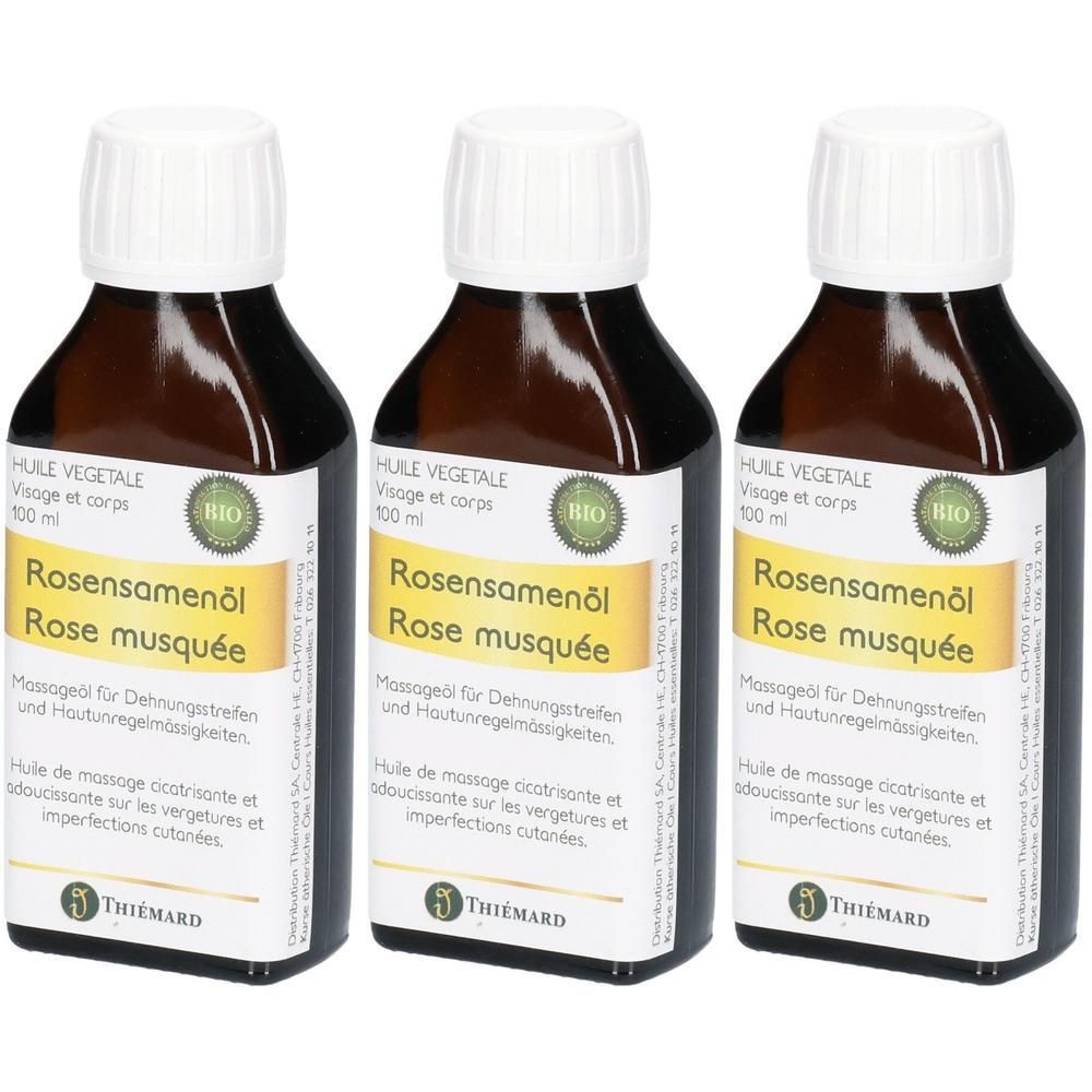 Thiémard Bio-Pflanzenöl aus Wildrosen für Gesicht und Körper: product photo