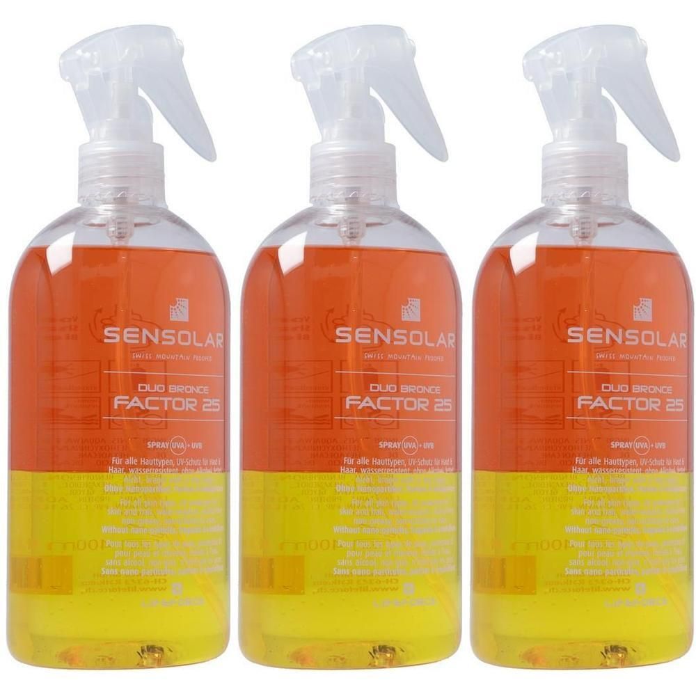 SENSOLAR Duo Bronze Factor LSF 25 UVA + UVB Sonnenspray: product photo