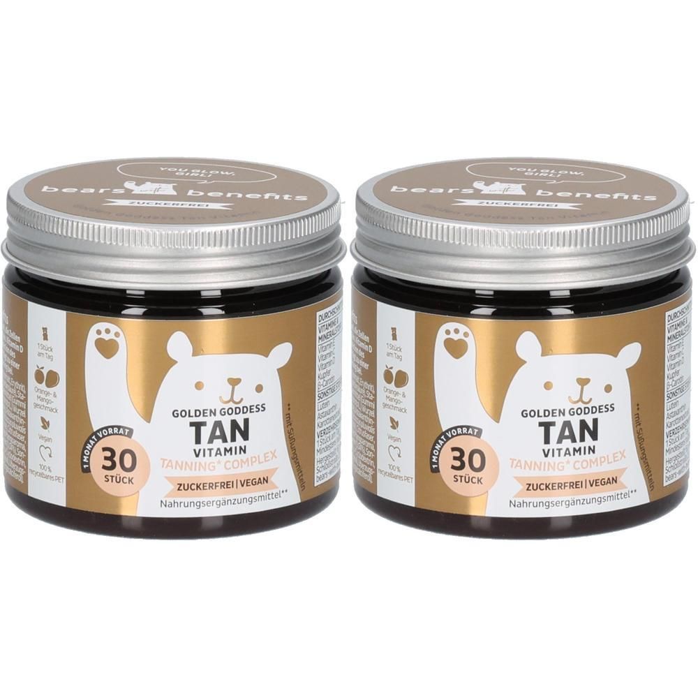 Bears with Benefits Golden Goddess Tan Vitamines