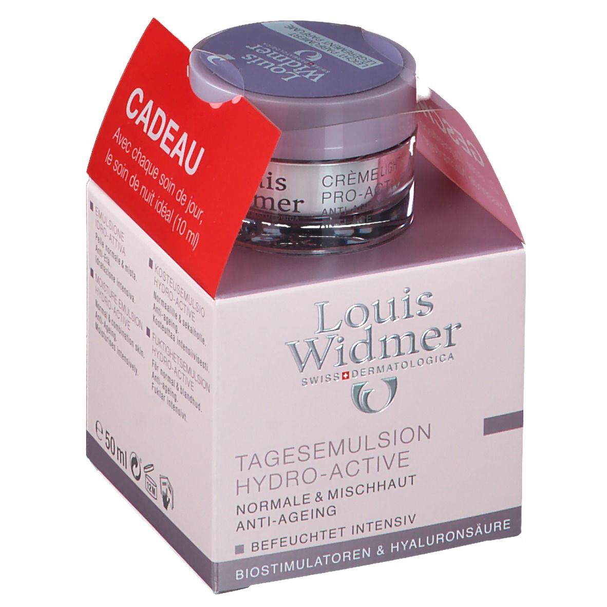 Louis Widmer Hydro-Active Emulsion de jour légèrement parfumée