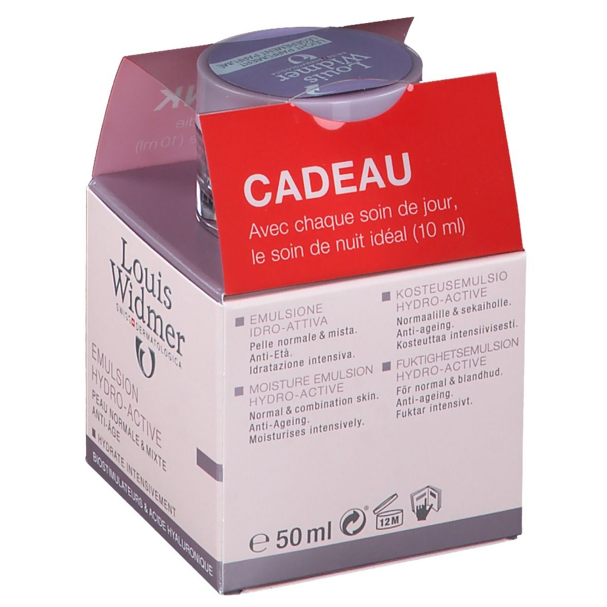 Louis Widmer Hydro-Active Emulsion de jour légèrement parfumée