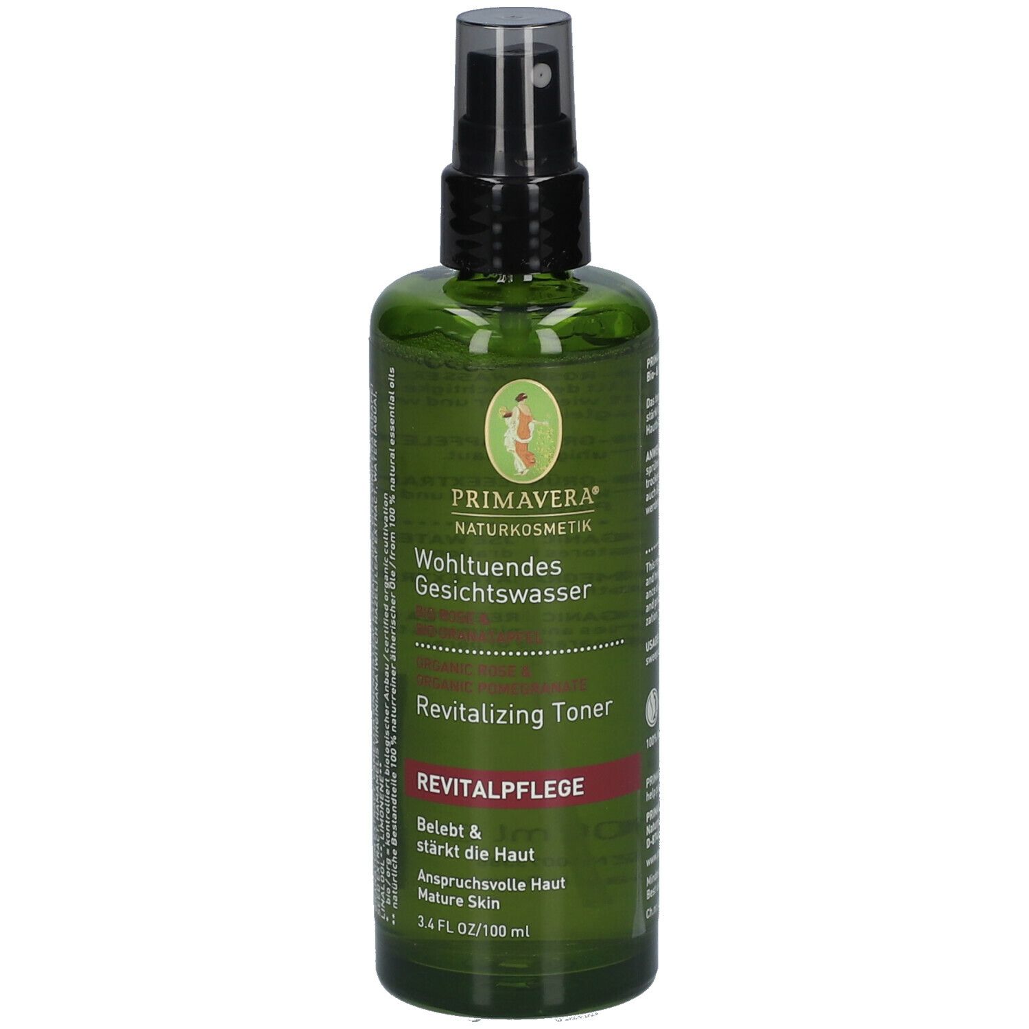 PRIMAVERA® Wohltuendes Gesichtswasser bio Rose-Granatapfel