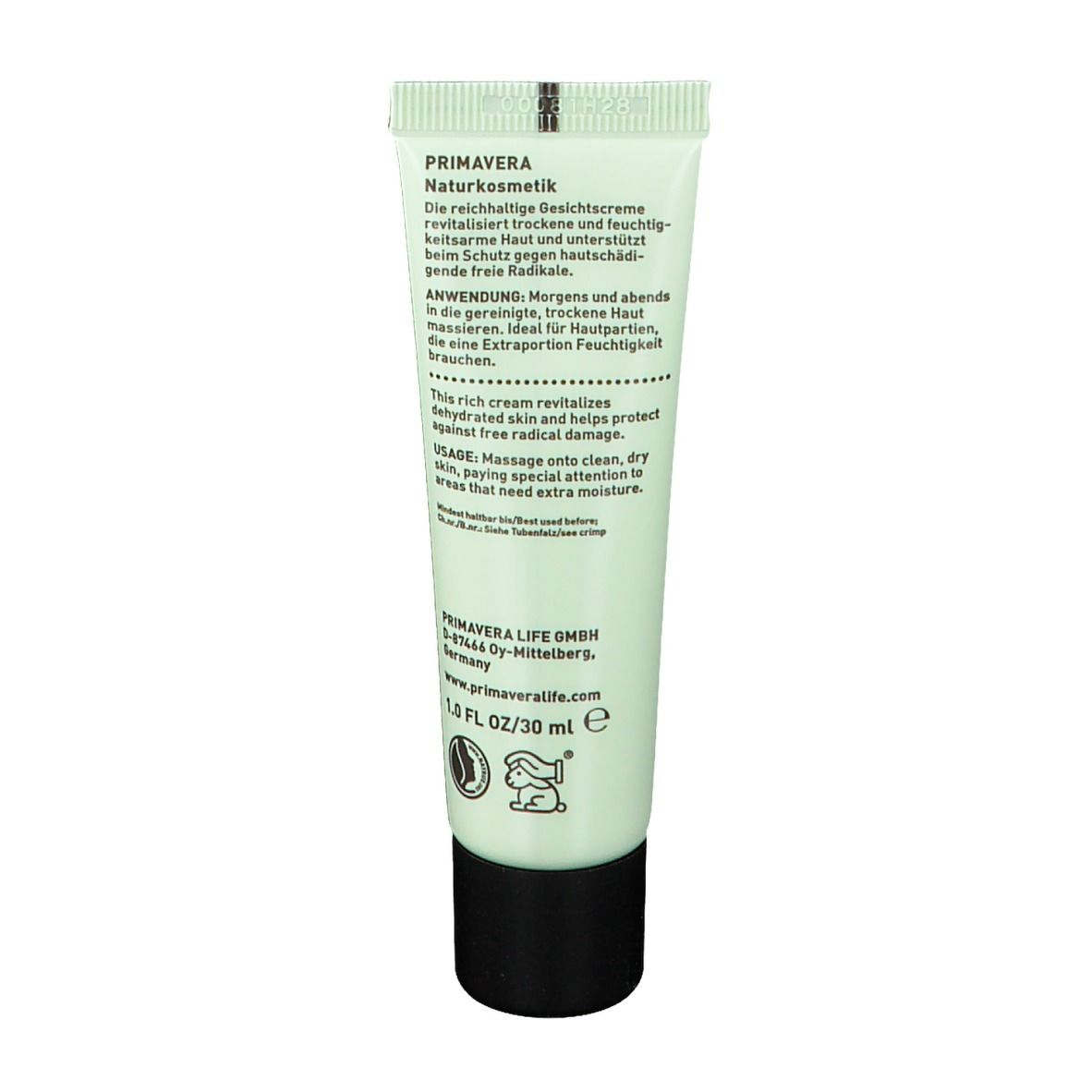 PRIMAVERA®  Crème hydratante riche Neroli cassis Bio