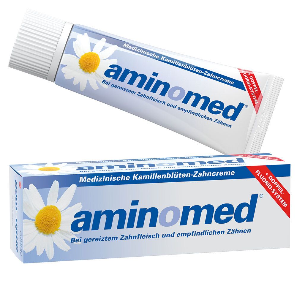 aminomed® Dentifrice au fluorure et camomille