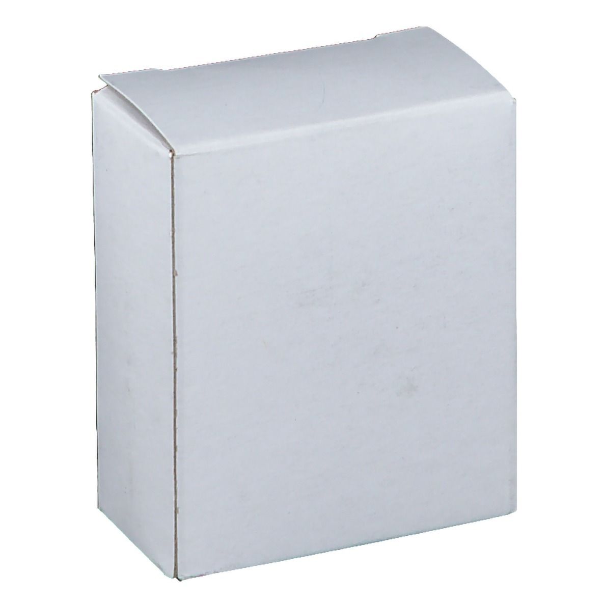 Boîte rectangulaire blanche. Emballage fermé. Pas d'autres caractéristiques visibles.