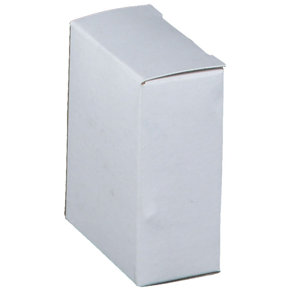 Boîte rectangulaire blanche. Emballage fermé. Pas d'autres caractéristiques visibles.