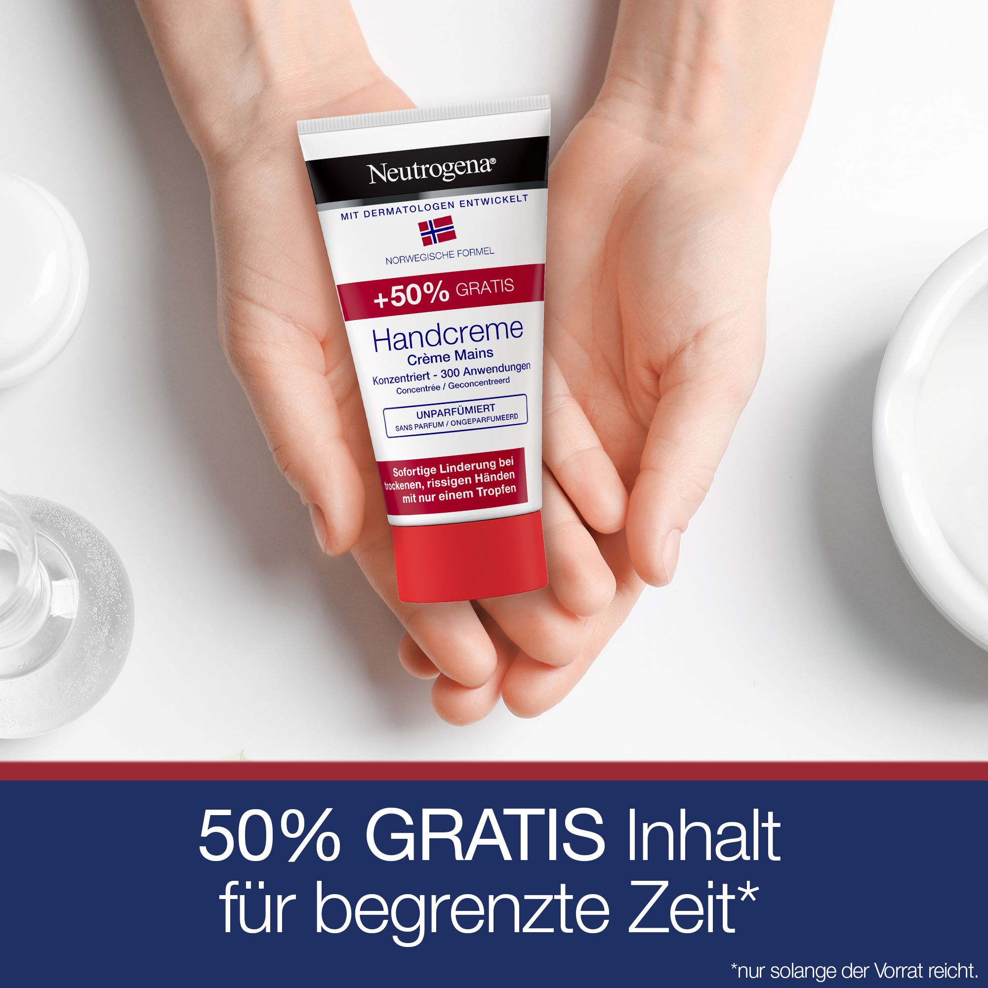 Neutrogena® Norwegische Formel unparfümierte Handcreme