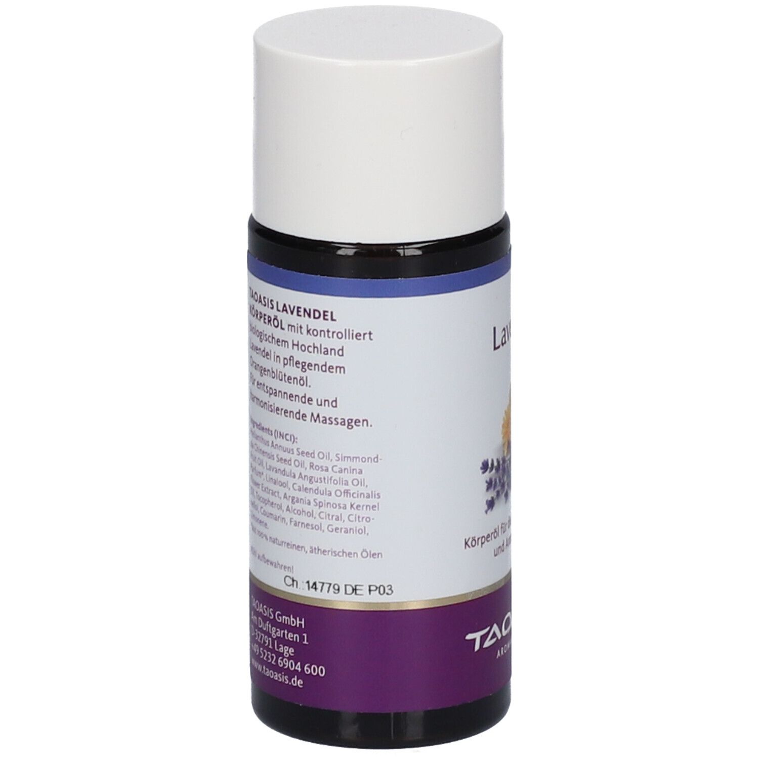 TAOASIS® Huile de massage Lavande