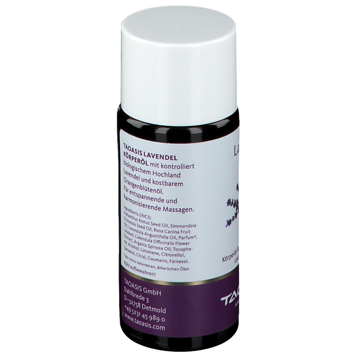 TAOASIS® Huile de massage Lavande