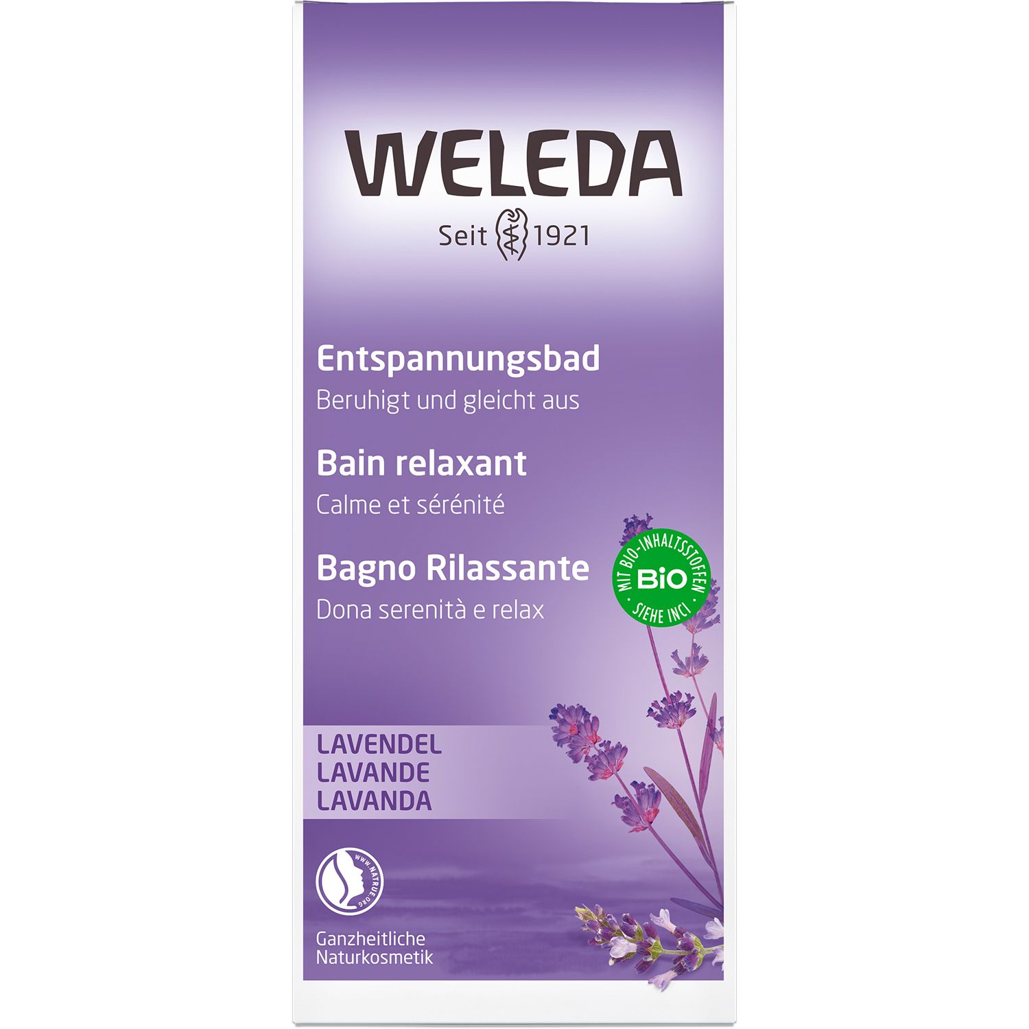 Weleda Bain relaxant à la lavande