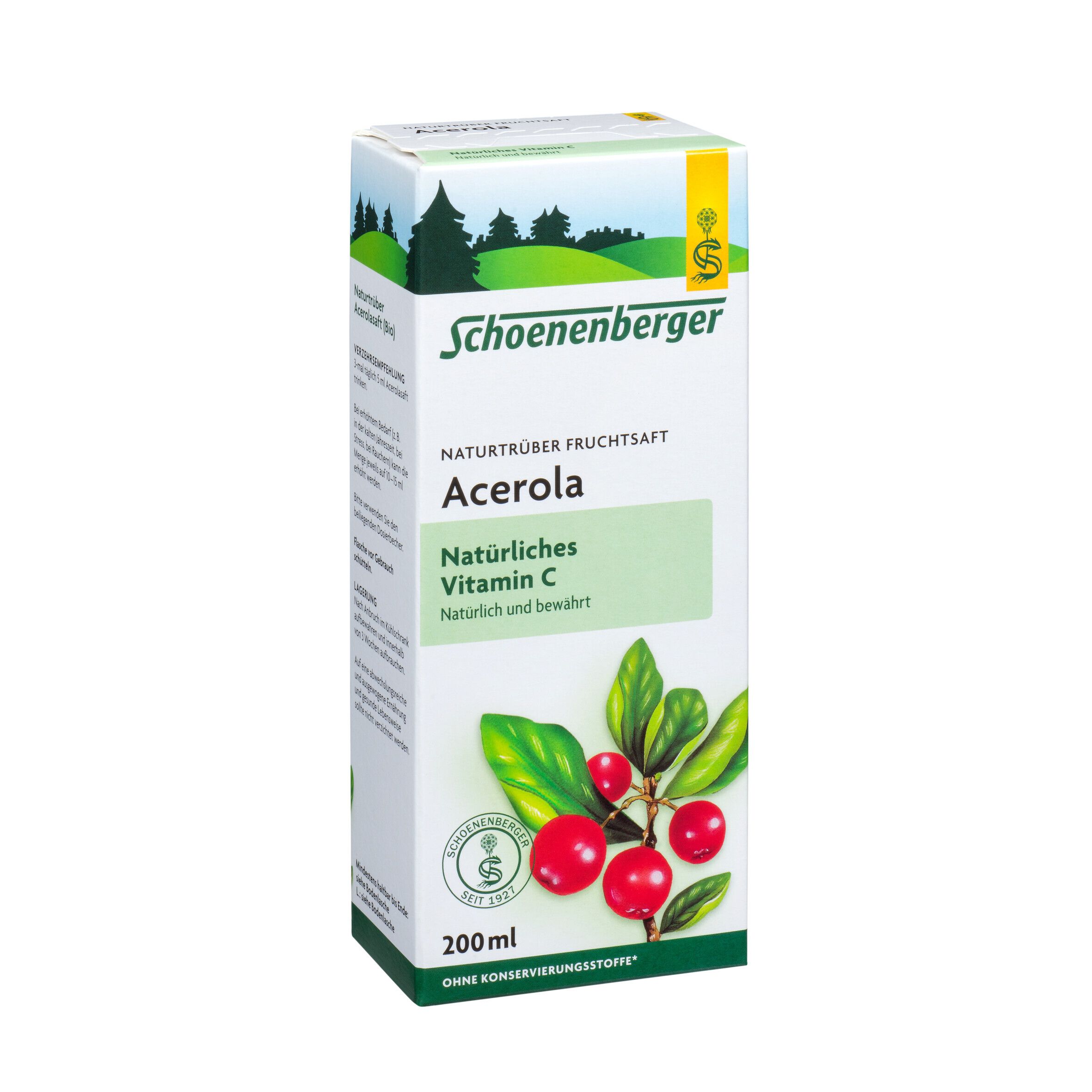 Schoenenberger® Acerola naturtrüber Fruchtsaft