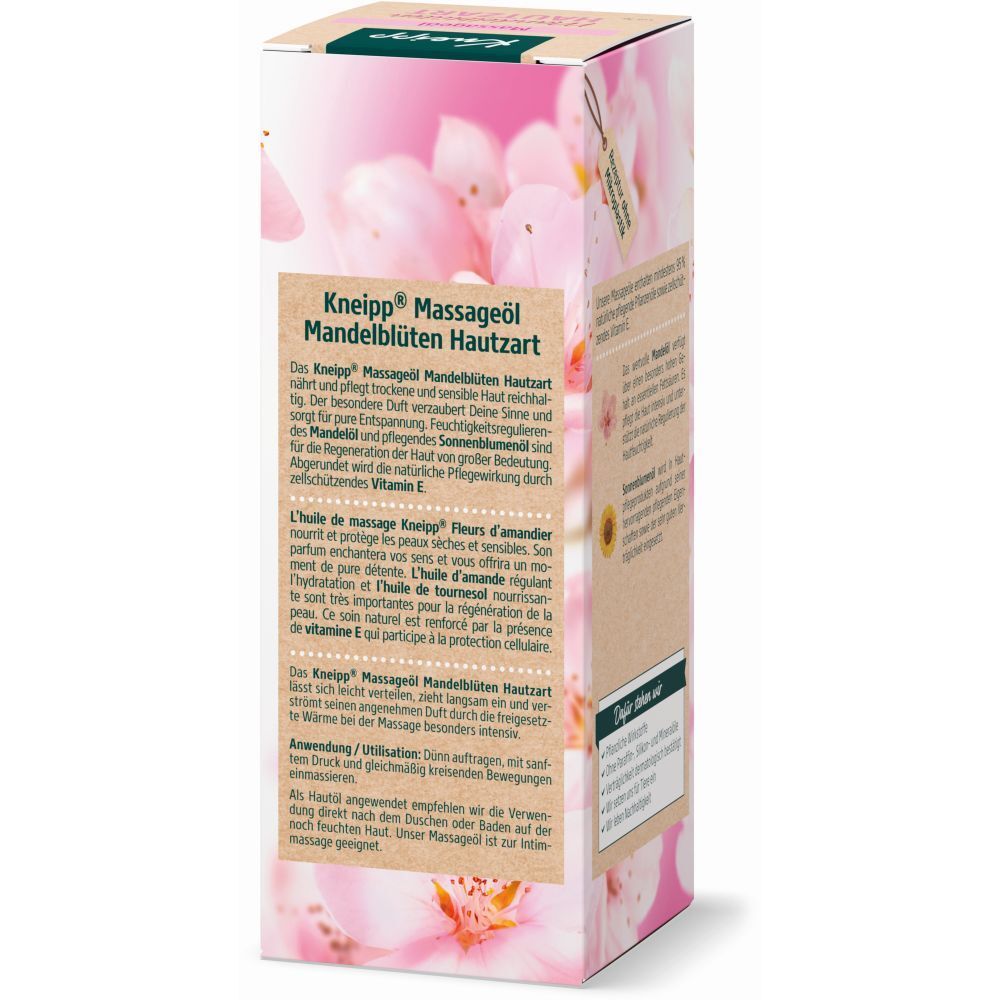 Kneipp® Huile de massage nourrissante Fleurs d'amandiers