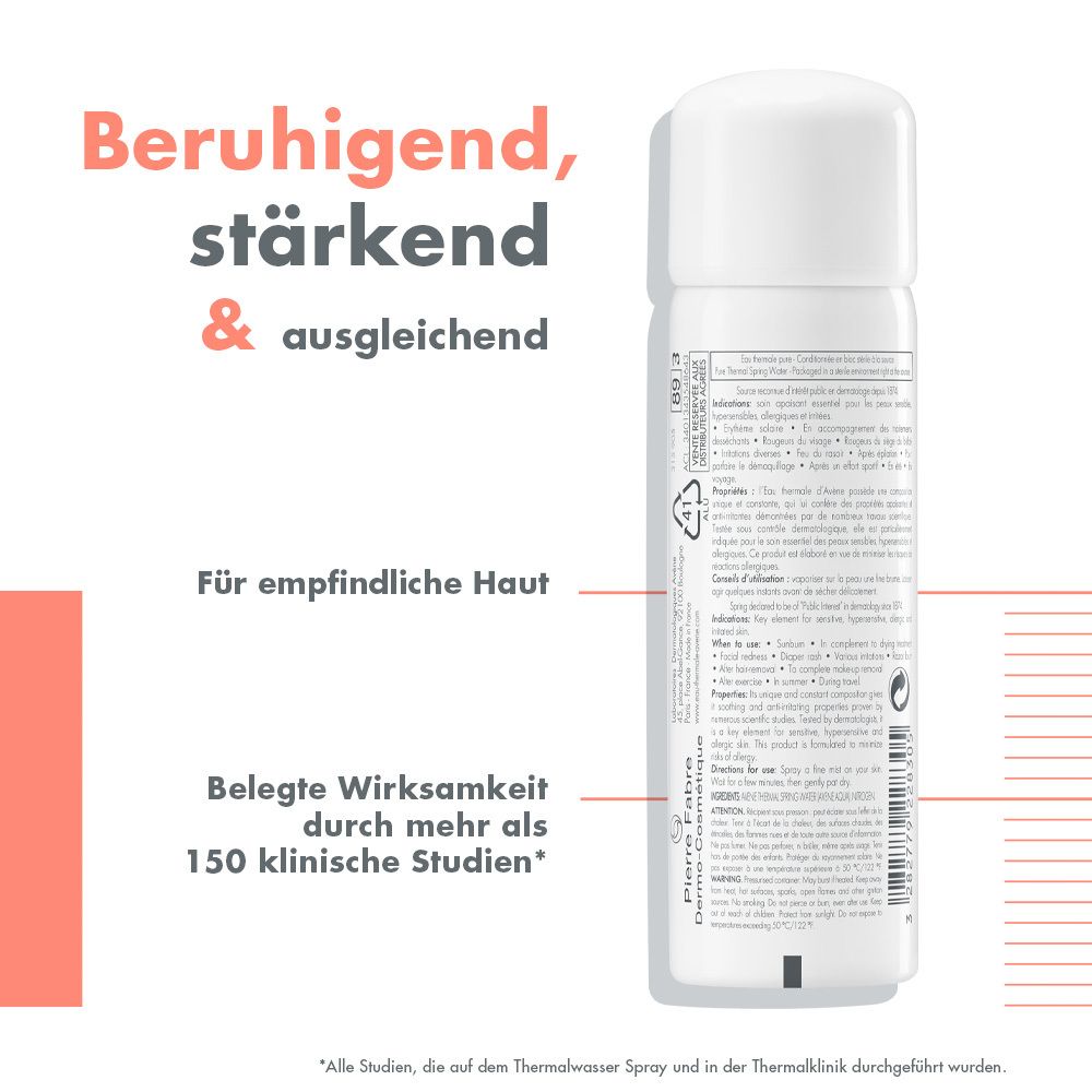 Avène Thermalwasser Spray - beruhigt empfindliche und gereizte Haut