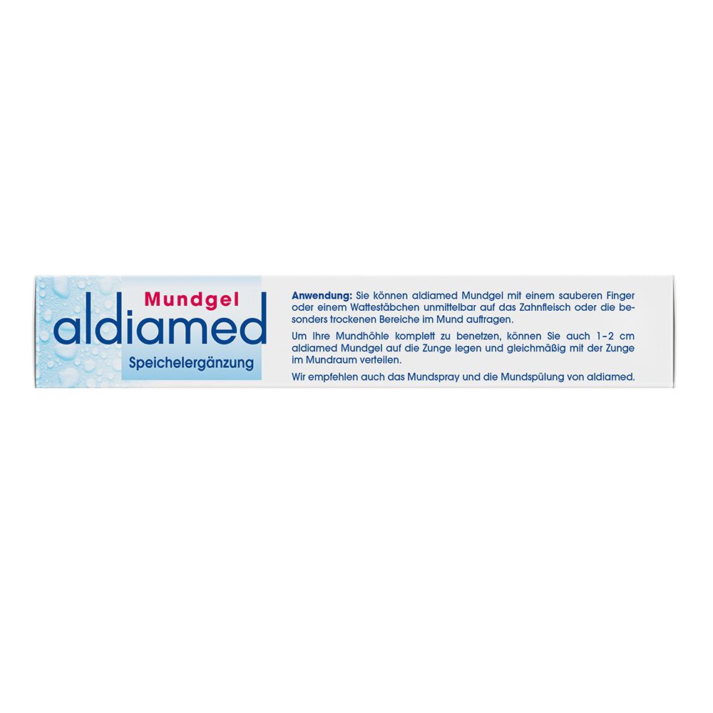 Boîte aldiamed Mundgel avec instructions d'application, 50g.