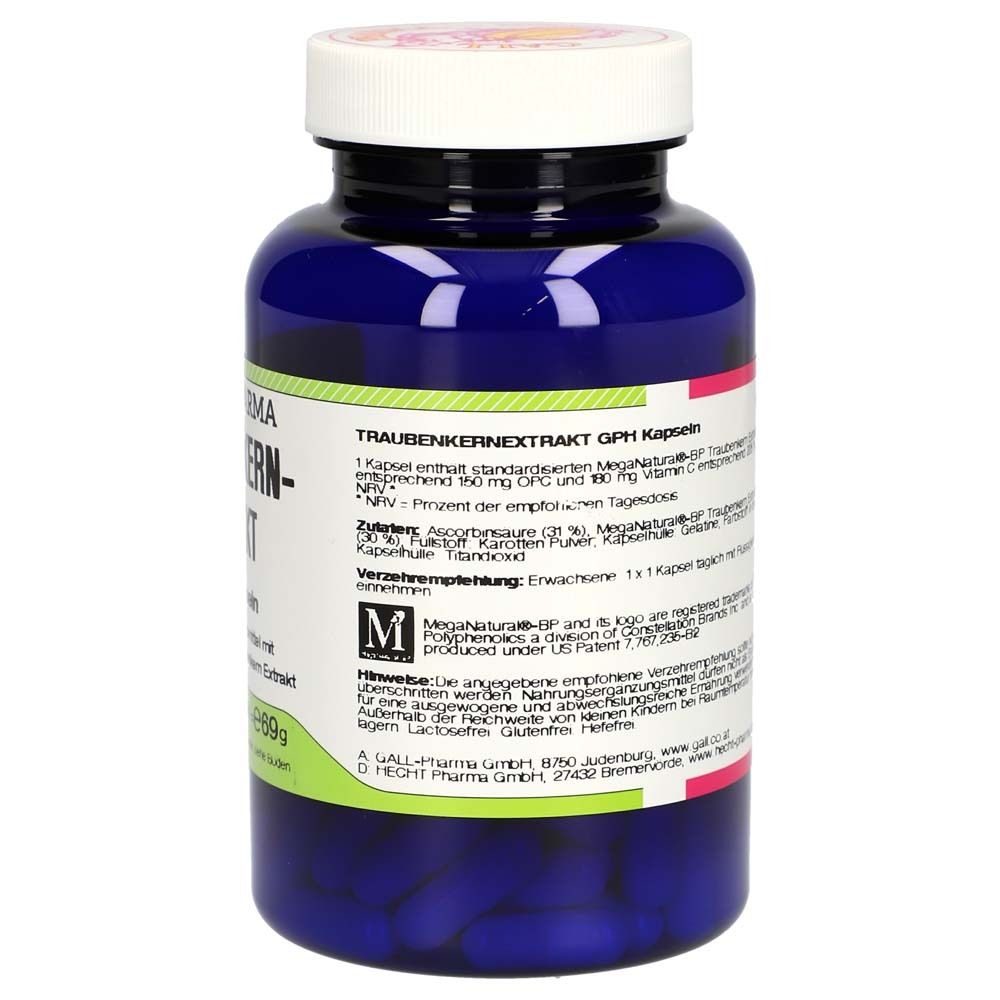 Vue arrière du flacon bleu. Étiquette avec informations produit et ingrédients. Texte en allemand.