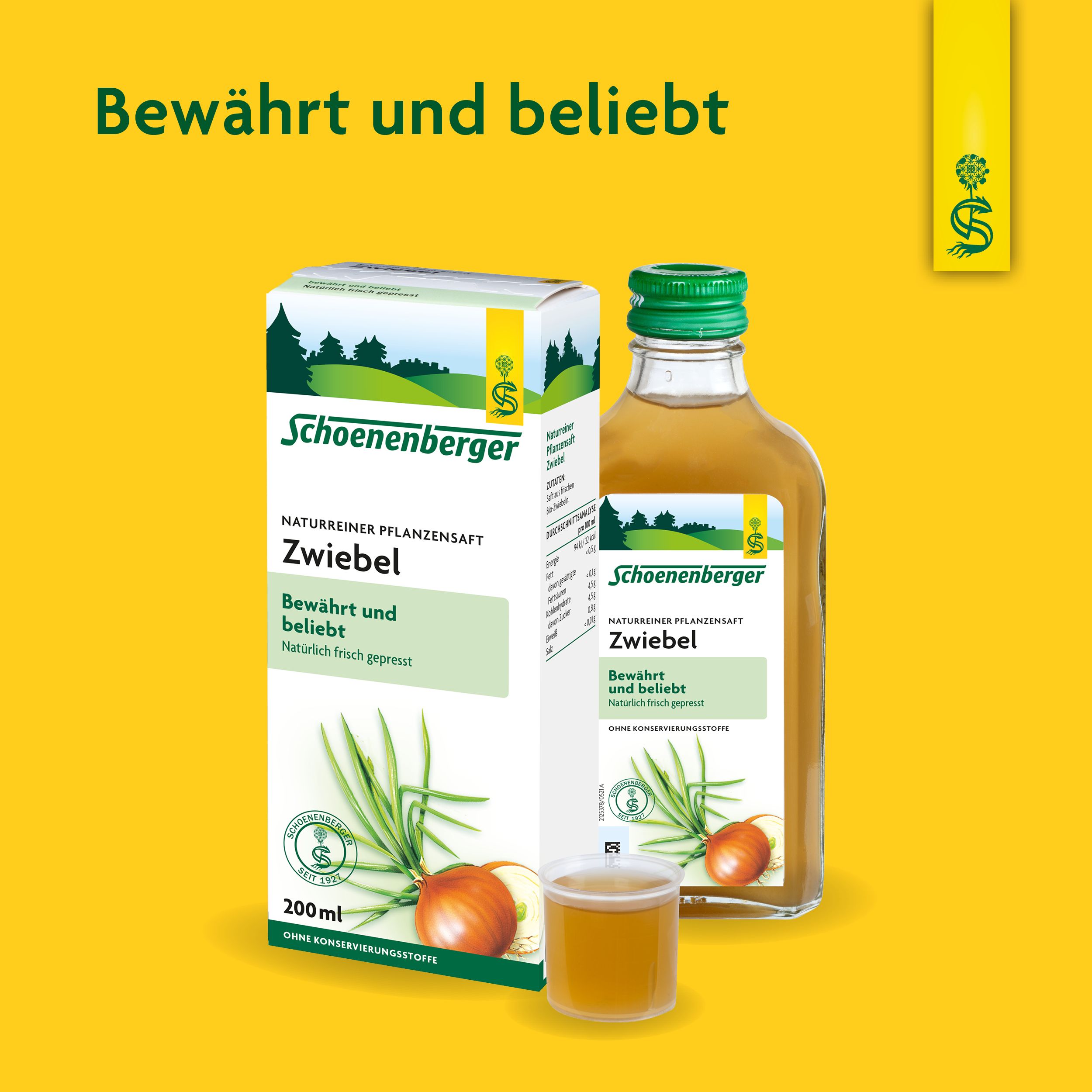 Schoenenberger® naturreiner Pflanzensaft Zwiebel