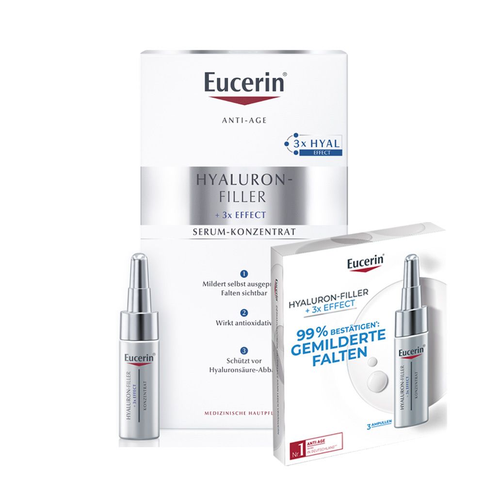 Eucerin® Hyaluron-Filler Serum-Konzentrat – Glättet Falten & Maximiert die Wirkung der täglichen Anti Aging Pflege