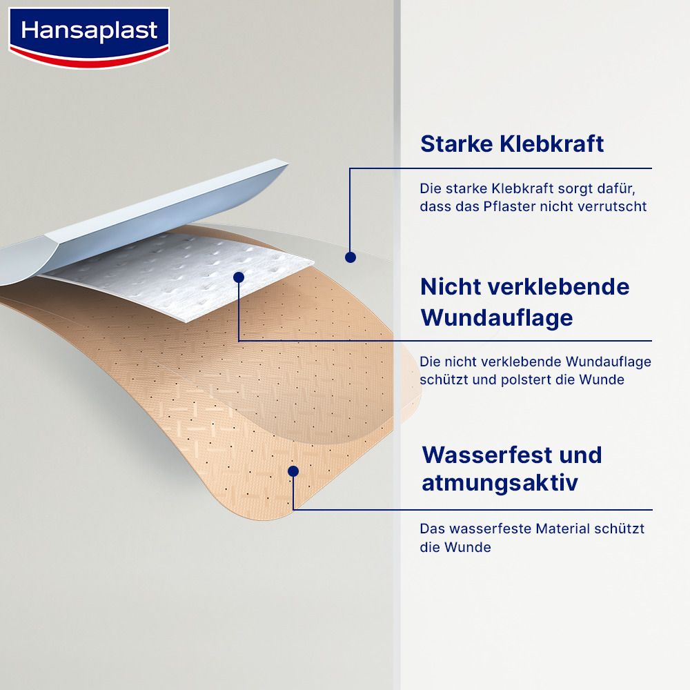 Hansaplast® Universal Water Resistant 7,2 cm x 1,9 cm