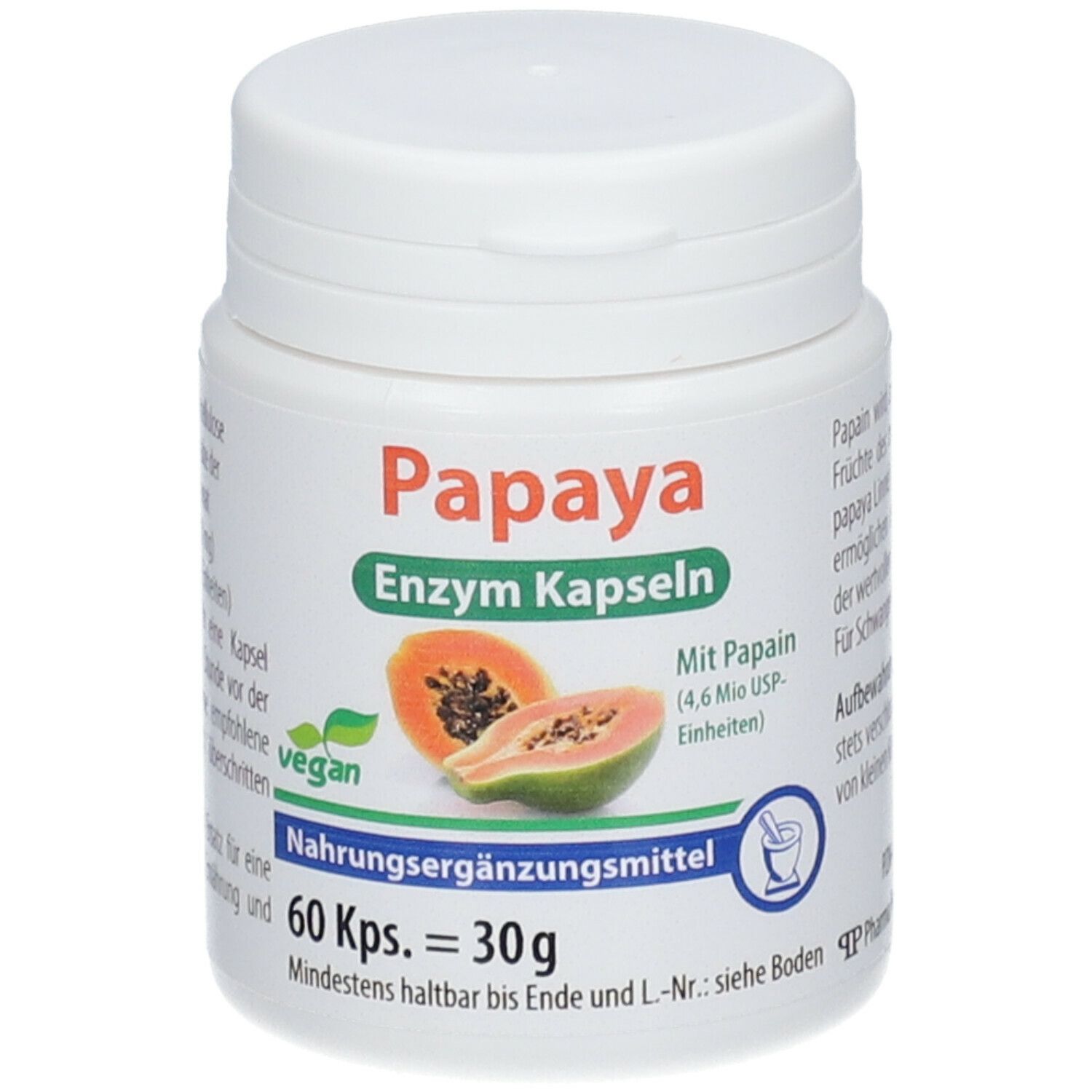 Papaya Enzym Kapseln 60 St Redcare Apotheke