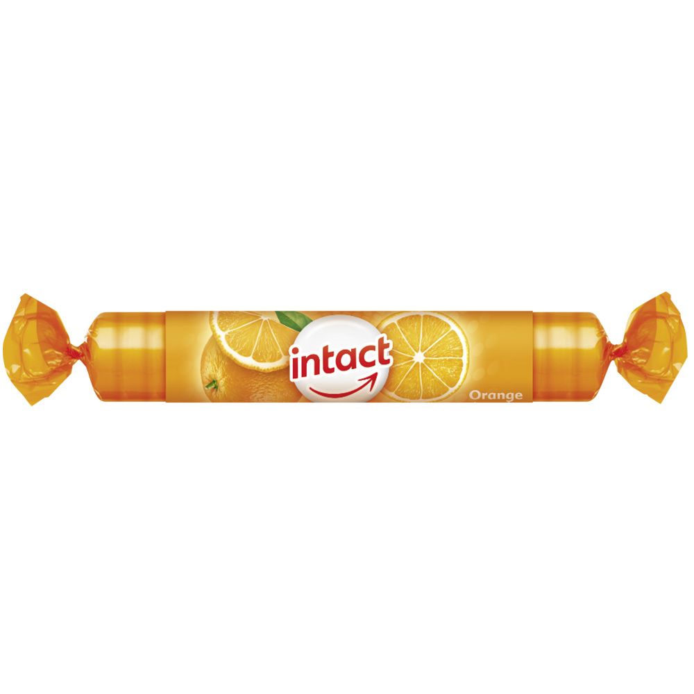 intact Traubenzucker-Rolle Orange