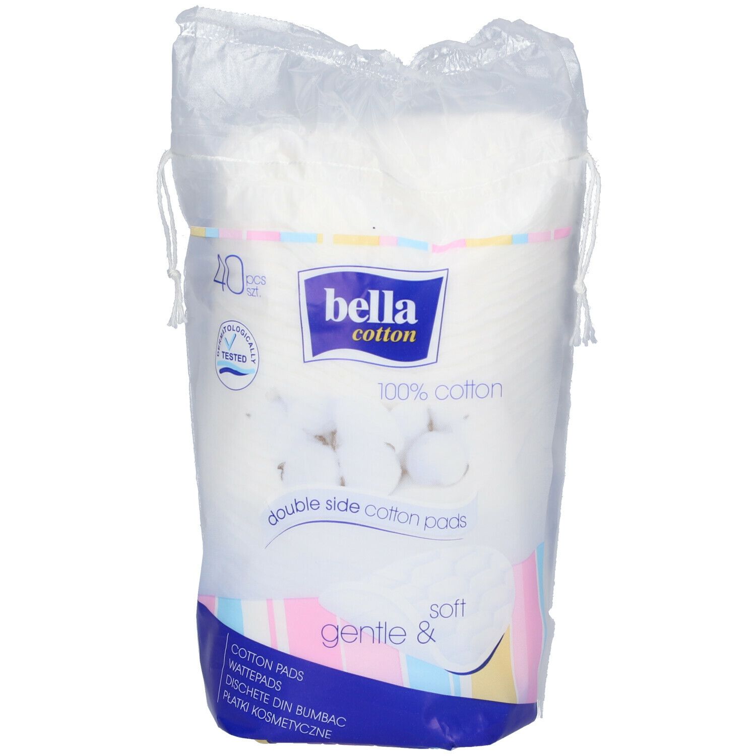BELLA Wattepads Bio oval groß