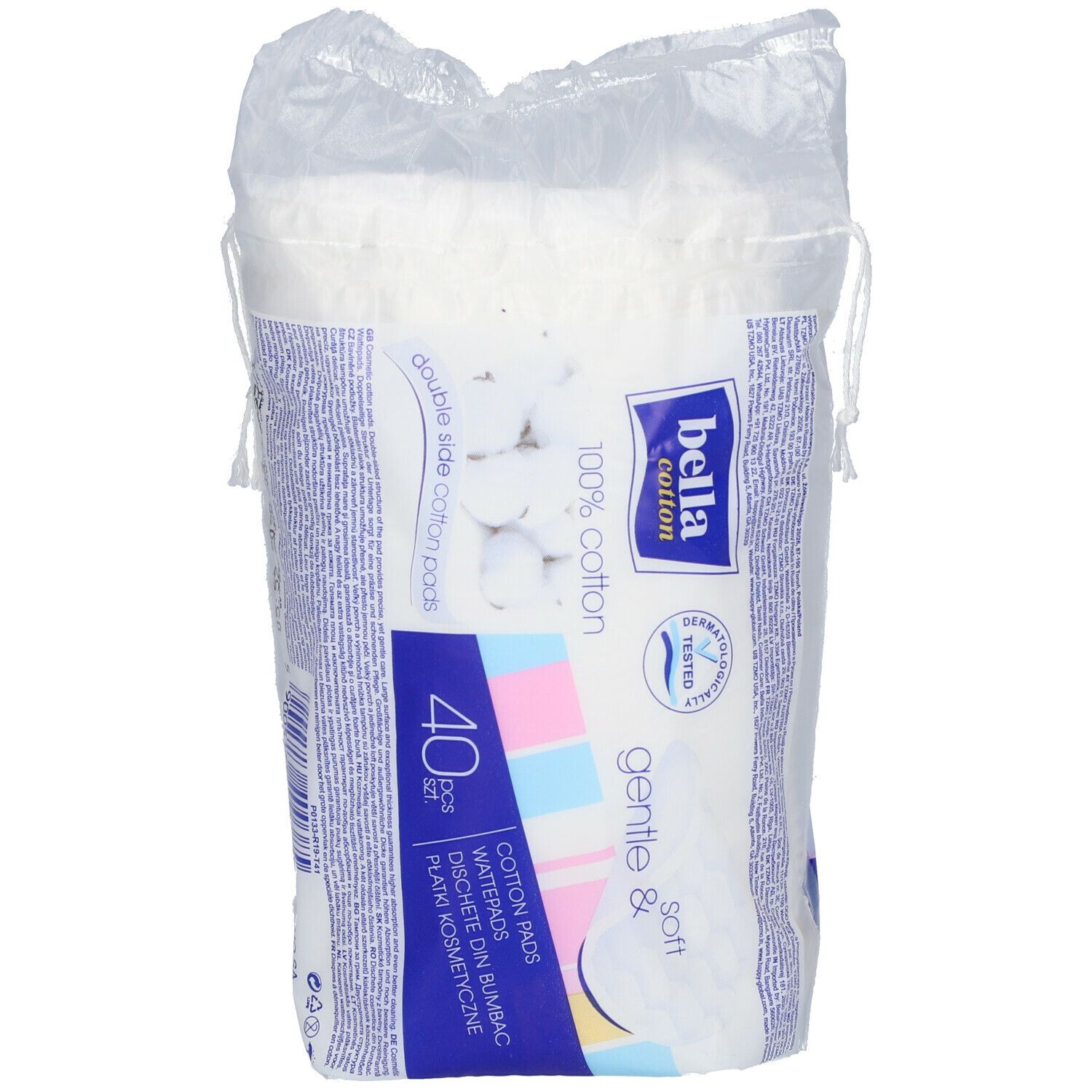 BELLA Wattepads Bio oval groß