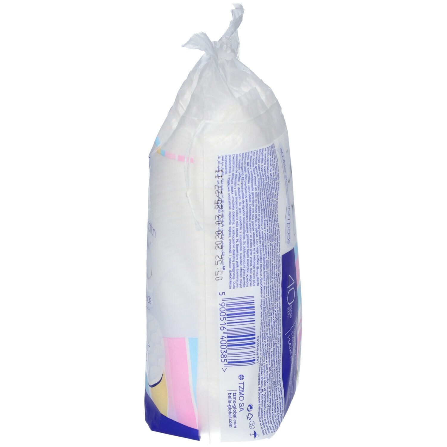 BELLA Wattepads Bio oval groß