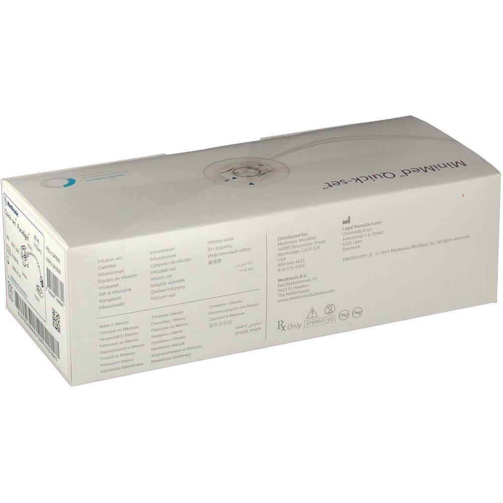 MiniMed Quick-set® Infusionsset 6 mm Kanüle / 110 cm Schlauch