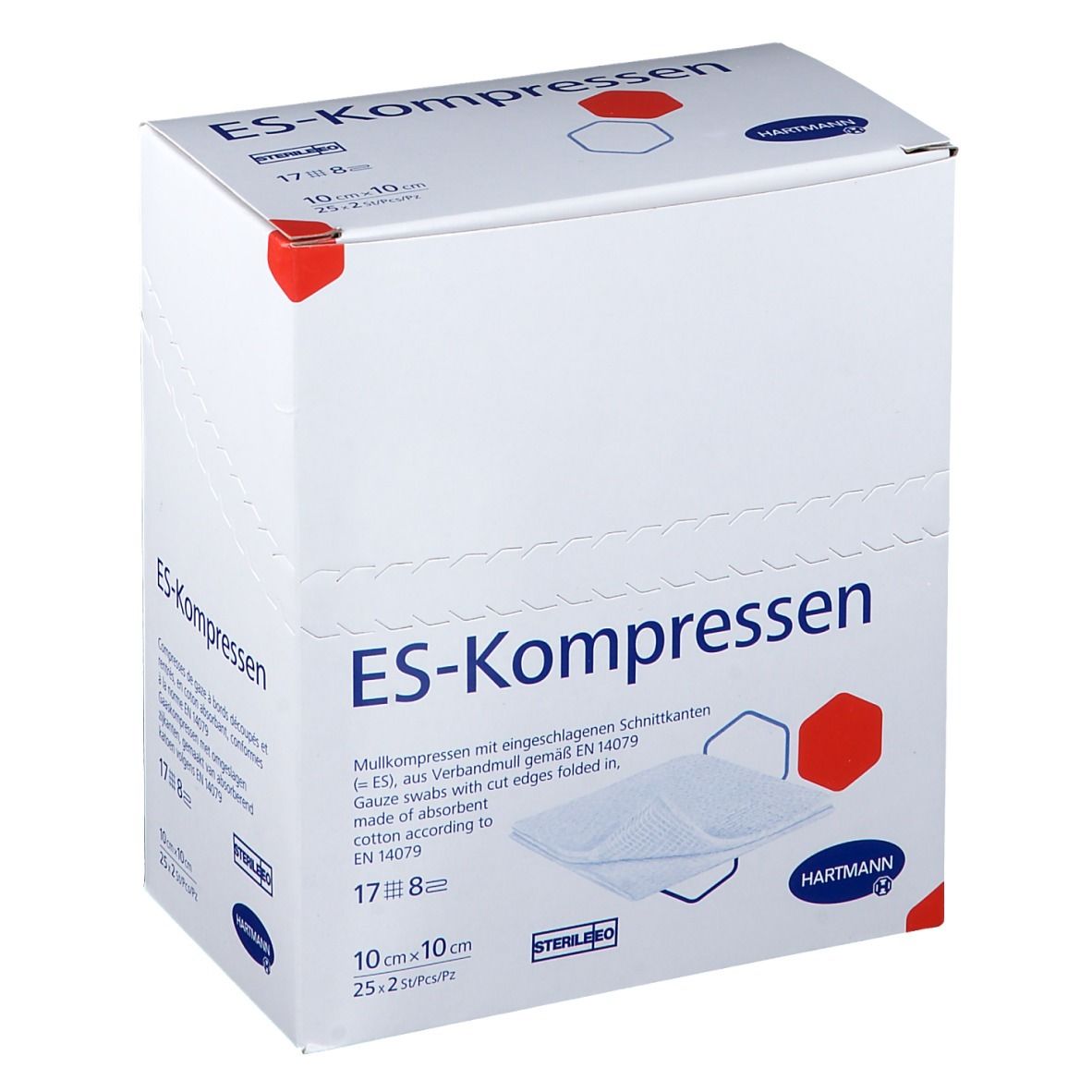 ES-Kompressen steril 8fach 10 x 10 cm