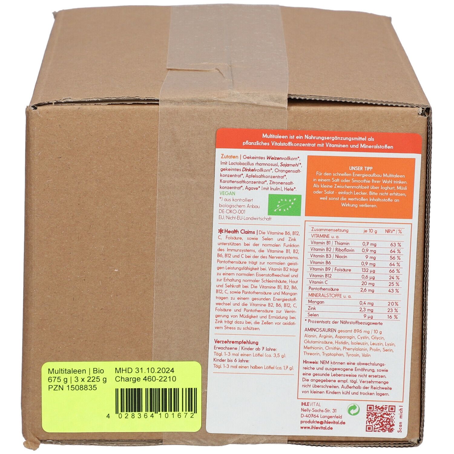 IHLEVITAL Multitaleen Powerpaket