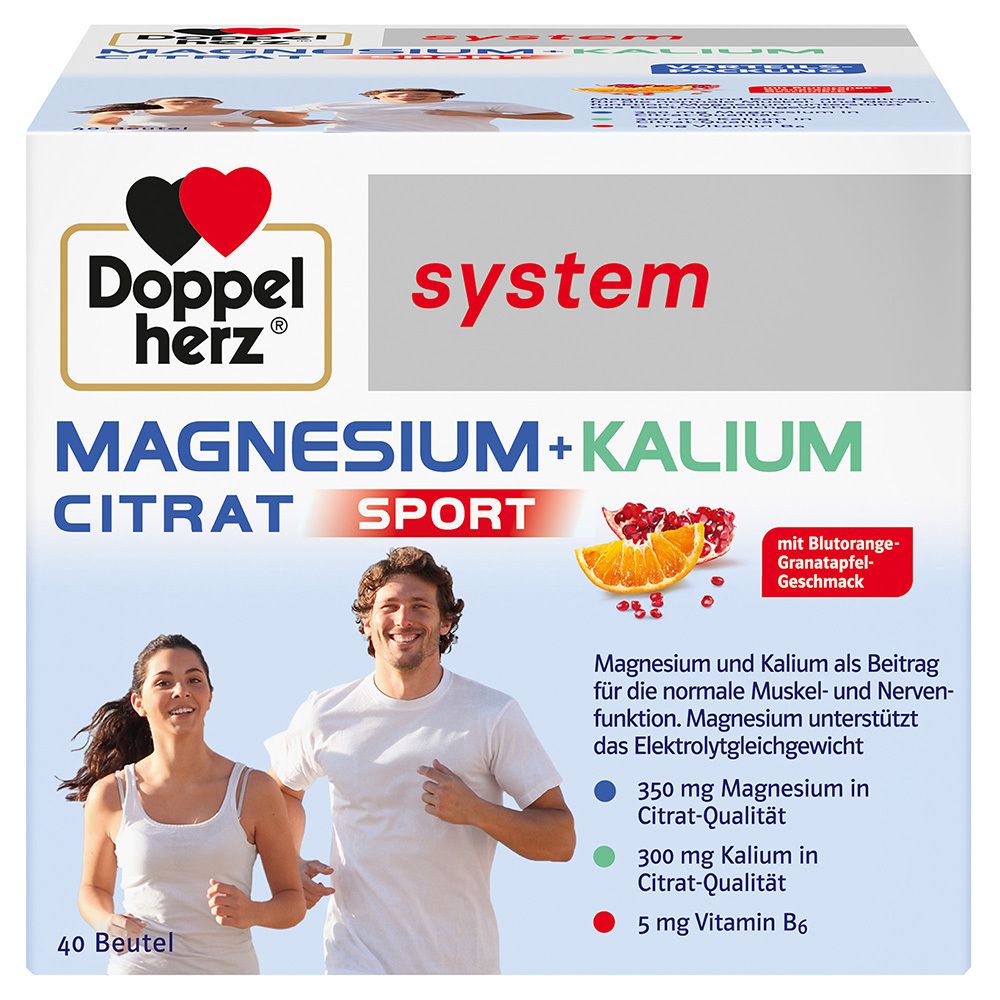 Doppelherz® system MAGNESIUM + CALIUM CITRAT