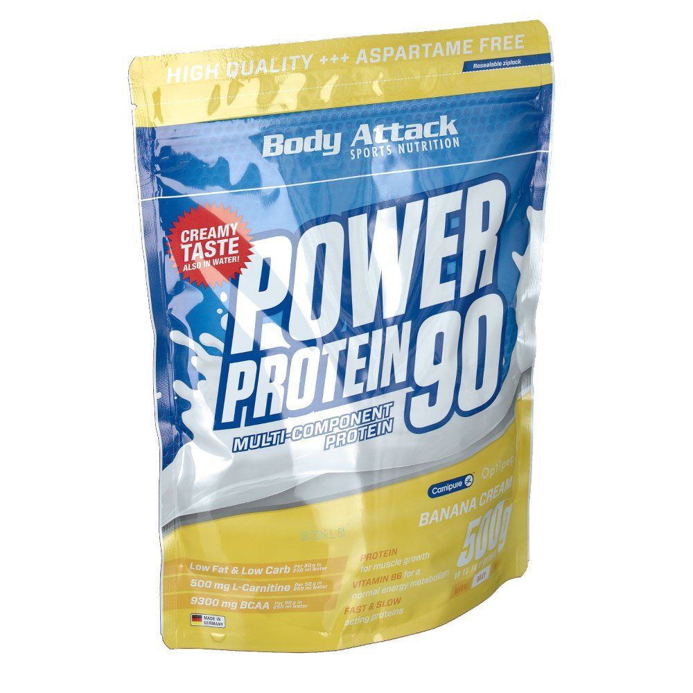 POWER PROTEIN 90 Banana Cream Pulver
