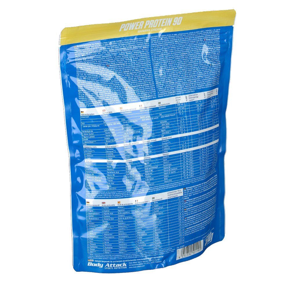 POWER PROTEIN 90 Banana Cream Pulver