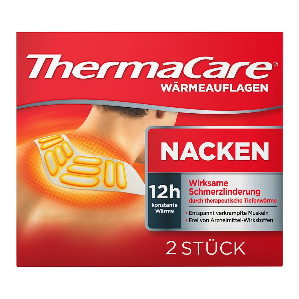 ThermaCare® Nacken, Wärmepflaster für Nacken, Schulter und Handgelenk, wirksam Nackenschmerzen lindern